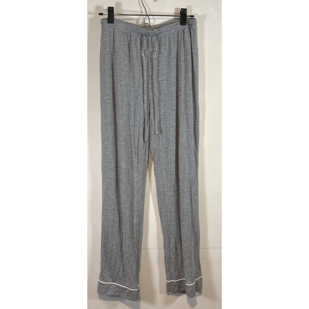 Shabby Chic Pajama Set‎ Small Gray Long Sleeve Button Down Modal Loungewear - Picture 9 of 10